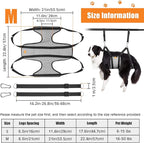 Ownpets Pet Grooming Hammock, Breathable Dog Grooming Hammock with Carabiners, Pet Grooming Harness Sling for Grooming, Hair Nail Trimming Cutting & More, M