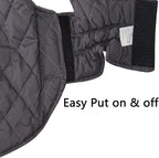 Reversible Dog Coats for Small Dogs Waterproof Warm Dog Jacket for Cold Winter,Grey M
