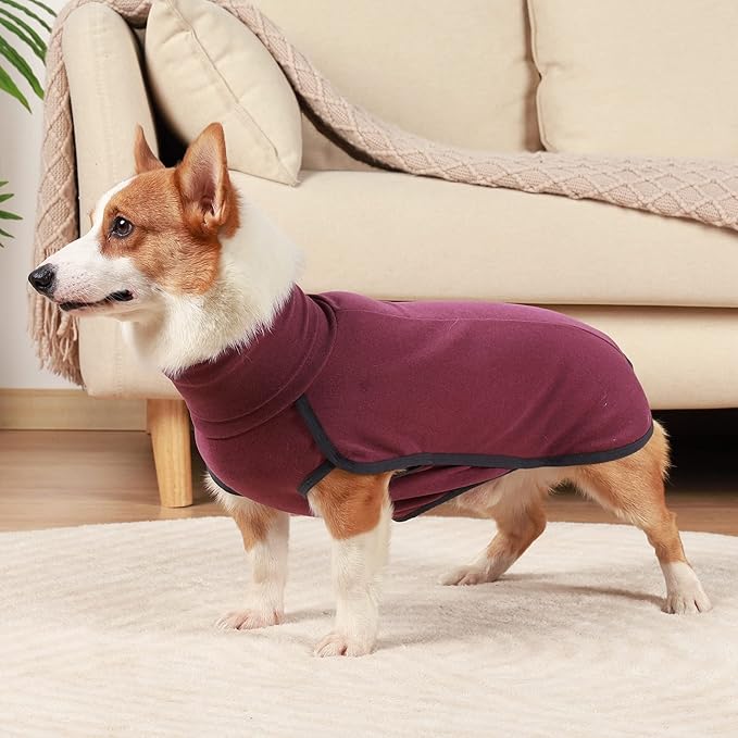 Dog Sweater Pullover Cold Weather Vest for Dogs Dog Sweatshirt & Jacket for Indoor and Outdoor Use (XX-Large, Wine red)