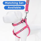 Pawtitas 6 FT Reflective Pet Puppy Leash - Comfortable Handle, Heavy Duty Dog Training, Available as Small Dog Pink Leash