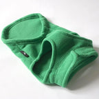 JACKO & CO - Fleece Vest Dog Sweater with Leash Ring - Soft, Warm & Lightweight Pullover Coat for Small & Medium Dogs, Puppies & Cats - Cozy Fall/Winter/Spring Pet Jacket (Green, X-Small 2-4lbs)