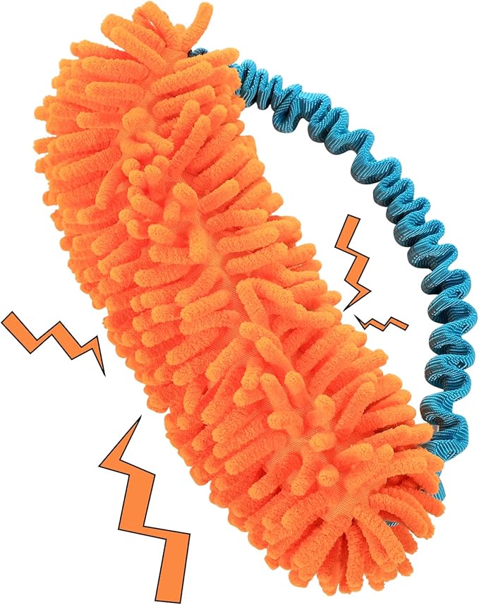 SCHITEC Tug Toy for Dogs, Bungee Tug of War Rope Toys with Squeaky Sound for Exercise & Interactive Play Games, Puppy Training Pull Toy for Small Medium Large Dog