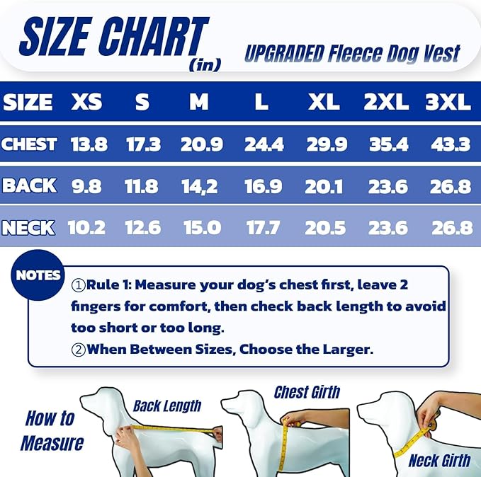 Winter Warm Turtleneck Fleece Vest Dog Clothes, Ultra-Soft & Snug-Fit Puppy Coat for Large Dogs with Back-Zipper, Thermal Doggie Vests Sweatshirt with Reflective Strip, Pet Sweater Male Girl(Grey, L)
