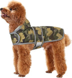 Dog Raincoat Hooded,Waterproof Rain Coat for Dogs with Adjustable Belly Strap,Reflective Strips, Lightweight Slicker Poncho Rain Jacket for Small Medium Large Dogs