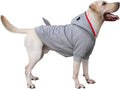 Shark Christmas Costumes Clothes for Extra Large Dogs Jaws Hoodies Labrador Rottweiler Great Dane, Grey, 4X-Large
