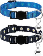 CollarDirect Cat Collar Breakaway with Removable Bell Set of 2 PCS