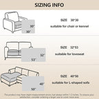 gogobunny 100% Double Sided Waterproof Dog Blanket Soft Pet Bed Cover Reversible Protect Furniture Couch Sofa Car for Puppy Dog Cat (Dark Coffee/Light Coffee, 30x30 Inch (Pack of 1))