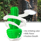 Dog Chew Toys Dog Toothbrush Stick Teeth Cleaning Brush Dental for Medium Large Dog, Puppy Christmas,Easter Birthday Gifts,Outdoor Squeaky Toys for Aggressive Chewers Tough Toys Interactive