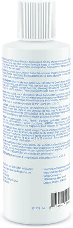 Virbac Epi-Soothe Cream Rinse Pet Conditioner For Dogs, Cats & Horses (8 oz) - For Dry or Sensitive Skin