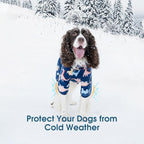 ROZKITCH Dog Clothes for Large Dogs Soft Fleece Pullover Pajamas, Pet Windproof Warm Cold Weather Jacket Vest with Reflective Zipper, Jumpsuit Apparel Outfit Clothes for Large Dog Dinosaur 2XL