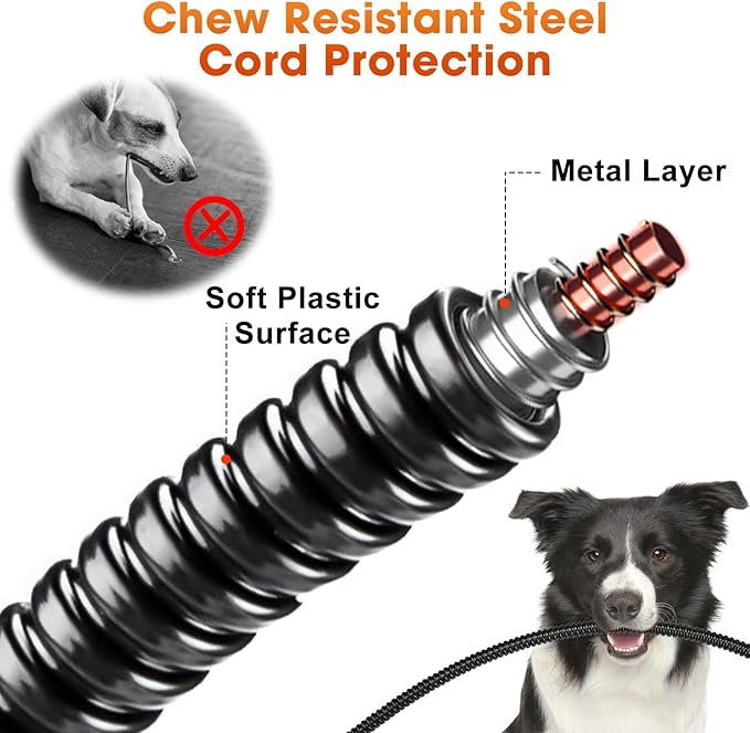 GASUR Heated Dog Bed, Waterproof Electric Dog Cat Heating Pad with Timer, Temperature Adjustable Heated Cat Bed for Winter, Auto Power-Off, Anti-bite Heating Pad for Dogs Cats-47''x28'', XLarge
