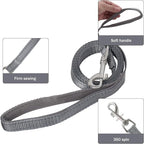 YIMEIS Dog Harness and Leash Set, No Pull Soft Mesh Pet Harness, Reflective Adjustable Puppy Vest for Small Medium Large Dogs, Cats (Gray, X-Small (Pack of 1)