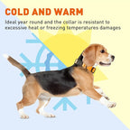 Dogline Biothane Waterproof Dog Collar with Quick Release Buckle Strong Coated Nylon Webbing with Odor- Proof for Easy Care Easy to Clean Fits Small Medium Large Dogs, Tangerine Orange 1" W 15-23" L