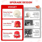 Interactive Dog Octopus Toy, Rechargeable Jumping Plush Toy with Motion Activation for Small Large Dogs, Move Bouncing Ball for Pets Keep Busy Reduce Boredom, No Loud Music (Octopus)
