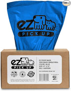 EZ Pickup 1000 Count Dog Waste Poop Bags, Unscented