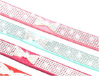 Serijoars Small Dog Collar with Rhinestone Crystal Diamond Colorful Bling Girl Puppy Cat Collars (L, Red3)