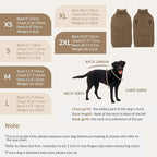 Dog Sweaters for Small Dogs Male Female Pet Knitwear Classic Puppy Warm Pullover Turtleneck Cold Weather Clothes for Yorkie(Brown, S)