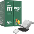 PAWPANG Copper Fit Mate Washable Male Dog Belly Band Kit – 1 Reusable Male Wrap with 15 Dog Diaper Liners, Ideal for Senior Dogs, Incontinence, and Marking, XS