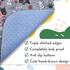 Caldwell's Pet Supply Co. 30x36 Potty Pads, Washable Pee Pads for Dogs, Reusable Pee Pad for Dogs, Puppy Potty Mat, Whelping Rug, Reusable Puppy Mat, Waterproof Rug for Dog, for Medium Dog (Set of 2)