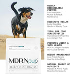 MDRNpup® Unique Dog Treats, Human Grade and All-Natural, Only Four Ingredients, High Protein - Amino Acids, Nothing Artificial, Soft Baked in The USA (13.2 Ounce, Chicken Peptide)