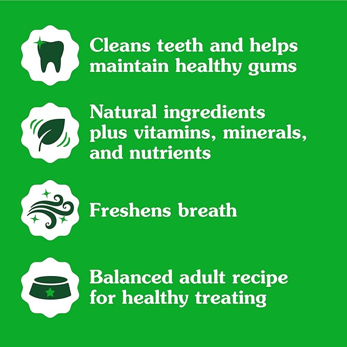Greenies Teenie Dental Dog Treats, Blueberry Flavor, 12 oz. Pack (43 Treats)