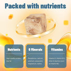 Just Try 4.76 oz Freeze-Dried Cod Treats Dog & Cat Treats - Single Ingredient, Grain-Free Snacks Omega-3 Supports Skin & Coat Health