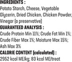 Himalayan Dog Chew Churro Yak Cheese Dog Chews, 100% Natural, Long Lasting, Gluten Free, Healthy & Safe Dog Treats, Lactose & Grain Free, Protein Rich, For All Breeds, Soft, Chicken Flavor, 4 Pack