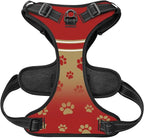 Custom San Francisco Dog Harness with Reflective Stripes Personalized Name and Number Dog Vest Harness with Pet Traction Rope for Small Medium Large Dog