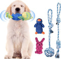 Dog Rope Chew Toys for Aggressive Chewers - 5 Pack Interactive Tug of War Rope for Teeth Cleaning, Puppy Ropes Safe Material for Small Medium Large Dogs Pets
