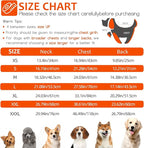 Dog Winter Coat with Harness, Dog Jacket, Pet Clothes with Zipper on Back, Waterproof Windproof Warm Vest, Reflective Cold Weather Coats, for Small Medium Large Dogs, Thick, Orange, L