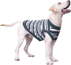 Extra Large Dog T Shirts Clothes Sleeveless Tank Top Vest for Labrador Rottweiler Great Dane, Green, 3X-Large
