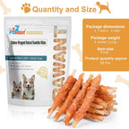Chicken Wrapped Rawhides for Dogs Treats Puppy Training Snacks Sticks Dog Rawhide Chews All Natural Dog Treats 0.5lb