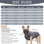 ROZKITCH Dog Sweaters Soft Fleece Pullover Sweatshirt Pajamas, Turtleneck Warm Pet Cold Weather Jacket Stretchy Vest Jumpsuit Apparel Outfit Clothes for Small Medium Large Dogs Walking Sleep Grey 2XL