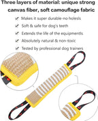 Clysoru Dog Tug Toy Jute Bite Pillow Training Equipment for Puppy to Large Dogs Interactive