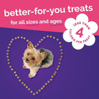 Fruitables Skinny Mini Dog Treats, Healthy Sweet Potato Treat for Dogs, Low Calorie & Delicious, Puppy Training, No Wheat, Corn or Soy, Made in The USA, Grilled Bison Flavor, 12oz
