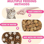 Freeze Dried Cats & Dogs Raw Treats, All Natural Single Ingredient Duck Breast, High Protein Healthy Pet Training Treats or Food Topper, 3.5 oz