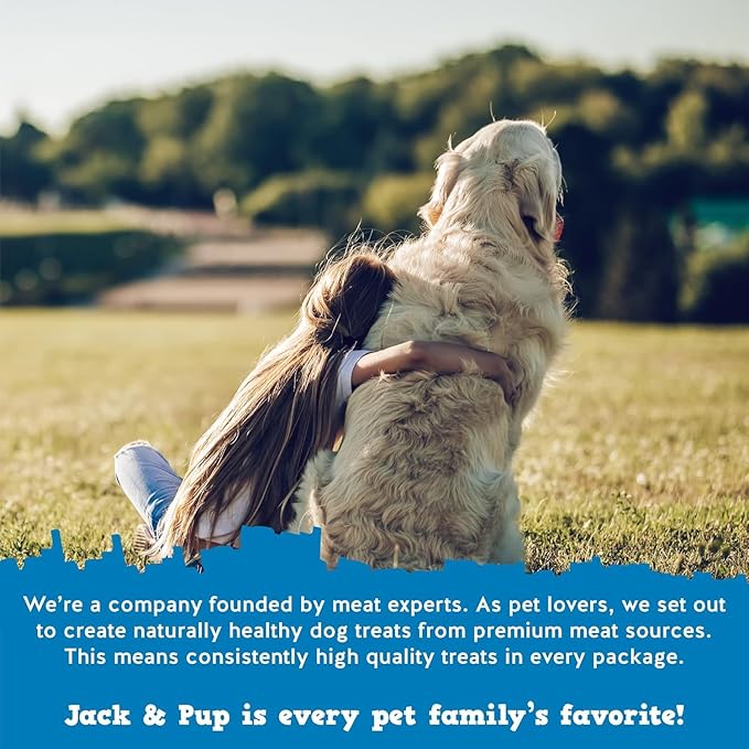 Jack&Pup Natural Half Pig Ears for Dogs Large, Pigs Ears for Dogs - Premium Dog Ear Treat - Dog Chew Treats for Large and Small Breeds (5 Pack)