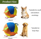 Herding Giant Tennis Dog Ball, Toy for Medium to Large Dogs, for Aggressive Chewers, Tough Herding Ball for Play & Exercise, Fun Doggy Birthday Gift (18-inch)