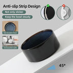 Ceramic Set of 2 Cat Bowls, Food and Water Bowls for Cats, Kitty, 2pcs Cat Dishes, Pet Feeder(5.1inch, 2 x Starry Sky Bowls)