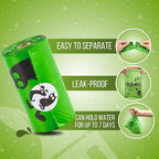 Pet N Pet 1080 Counts Poop Bags for Dogs, 41% Plant Based & 59% PE Extra Thick, Green Dog Poop Bags Rolls, 9" x 13", Unscented Pet Waste Bag