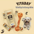 Turkey Tendons for Dogs, All Natural, Healthy Dog Treats, Long Lasting, Hypoallergenic Dog Chews, Rawhide Free, USA-Sourced, for Large Dogs, Bone (L), 1 Count Pack