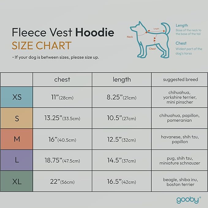 Gooby Fleece Vest Hoodie Dog Sweater - Plum, Small - Warm Pullover Dog Hoodie with O-Ring Leash for Small to Medium Dogs