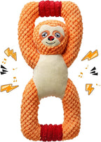 Large Squeaky Dog Toys, Stuffed Animal Dog Plush Toy,Interactive Puppy Toys with Crinkle Paper for Small, Medium, and Large Dogs,Daily Companionship, Training Reward Gift.