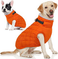AOFITEE Winter Jacket for Extra Large Dogs, Warm Turtleneck Dog Coat with Back Zipper, Waterproof Dog Puffer Coat for Large Dogs,Winter Jacket Warm Snowsuit for Border Collie, Golden Retriever