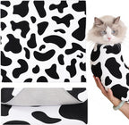 Cat Grooming Wrap Cat Wrap for Cutting Nails, 19.7" Cat Wrap for Grooming, Cat Restraint for Nail Clipping, Multifunctional Swaddle Wrap Pet Tool, Cat Burrito Wrap