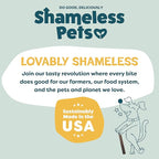 Shameless Pets Dental Treats for Dogs, Banana Bone-Anza - Healthy Dental Sticks with Hip & Joint Support for Teeth Cleaning & Fresh Breath - Chews Free from Grain, Corn & Soy