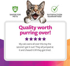 SmartyKat Crazy Catch 3 Part Breakaway Plush Catnip Wand Cat Toy, Extendable for Capturing Prey & Solo Play for Cats & Kittens