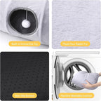 Luxury Plush Cat Tunnel Bed, White Faux Fur, Large Indoor Cat Hideaway, Cozy Sleeping Cave