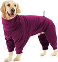 Dotoner Pullover Dog Sweater with Leash Hole - High Collar Cold Weather Vest for Large Dogs - Indoor & Outdoor Use