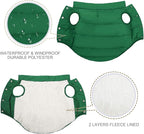 ASENKU Dog Winter Coat - Waterproof Windproof Dog Jacket, Warm Snowproof Doggie Puffer Vest for Cold Weather, Lightweight Snow Coats for Small Medium Large Dogs (2XL, Green)